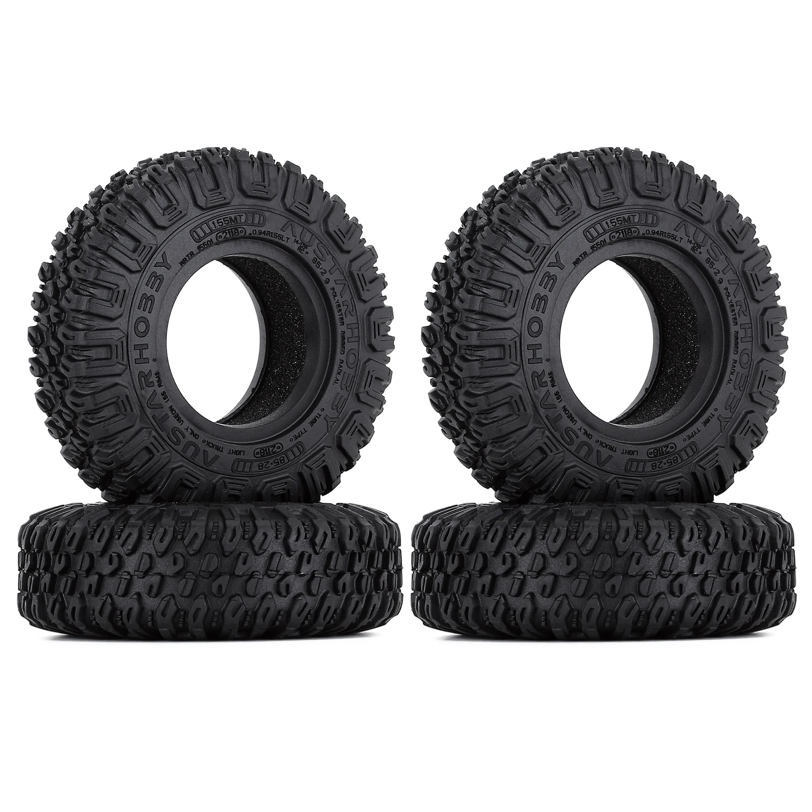 4Pcs 85*28mm 1.55 Inch Pneu Aro 14 Wheel Tires Set for RC Crawler Car Tamiya Tt02 Scx24 Trx4 Wpl C24 Kyosho Car accessories
4Pcs 85*28mm 1.55 Inch Pneu Aro 14 Wheel Tires Set for RC Crawler Car Tamiya Tt02 Scx24 Trx4 Wpl C24 Kyosho Car accessories