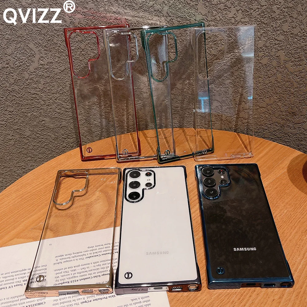 Luxury 6D Plating Clear Case for Samsung Galaxy S23 Ultra Plus Soft Silicone Shockproof Transparent Phone Cover SamsungS23Ultra
Luxury 6D Plating Clear Case for Samsung Galaxy S23 Ultra Plus Soft Silicone Shockproof Transparent Phone Cover SamsungS23Ultra
