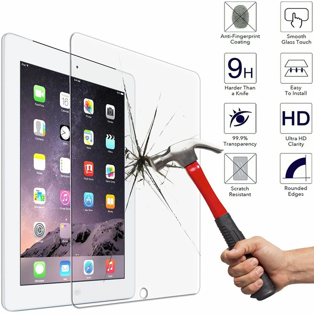 Tempered Glass for Apple IPad 2/iPad 3/iPad 4 9.7 Inch A1458/A1459/A1460 Screen Protector 9h Tablet Protective Film
Tempered Glass for Apple IPad 2/iPad 3/iPad 4 9.7 Inch A1458/A1459/A1460 Screen Protector 9h Tablet Protective Film