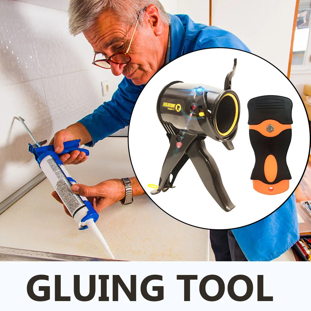 Portable Caulking Machine Press Glue with Scraper Caulking Filling Tool Comfortable Grips Manual Insulating for Doors Windows
Portable Caulking Machine Press Glue with Scraper Caulking Filling Tool Comfortable Grips Manual Insulating for Doors Windows