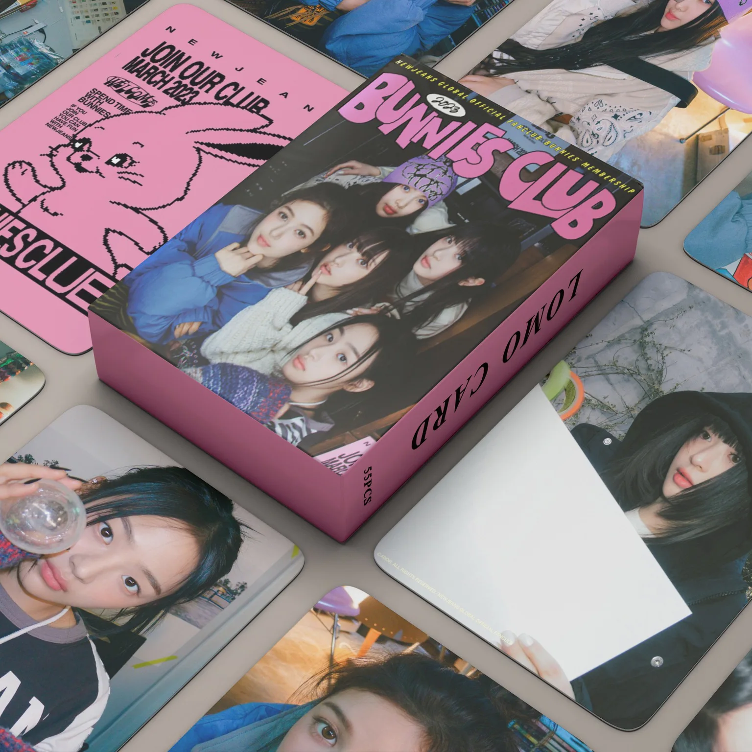 55PCS Kpop Photocards Newjeans Bunnies Club IVE Minji Haerin Danielle JENNIE Lomo Cards LISA Rose Jisoo Album K Pop Accessories
55PCS Kpop Photocards Newjeans Bunnies Club IVE Minji Haerin Danielle JENNIE Lomo Cards LISA Rose Jisoo Album K Pop Accessories