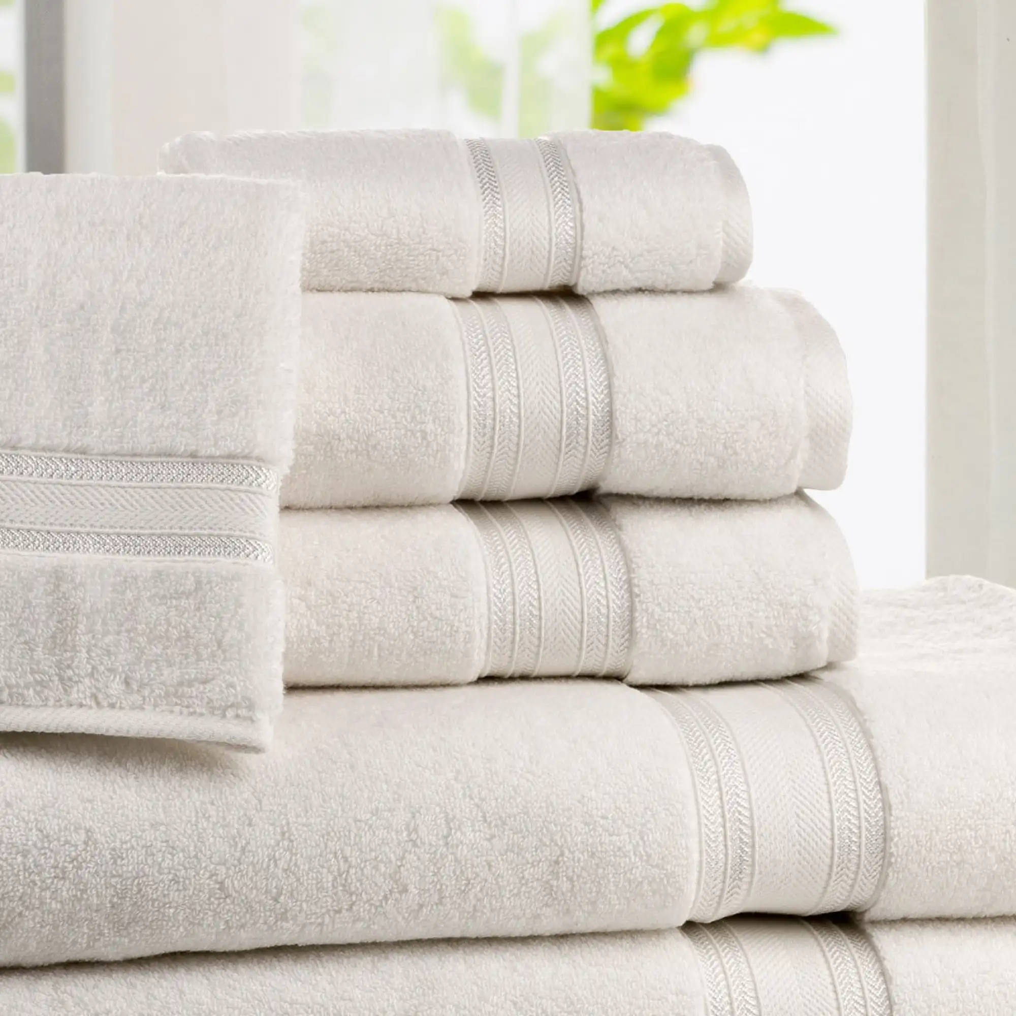 Cotton Ultra Low Twist 8-Piece Bath Towel Set, IvoryFace Bath Towels wash cleaning
Cotton Ultra Low Twist 8-Piece Bath Towel Set, IvoryFace Bath Towels wash cleaning