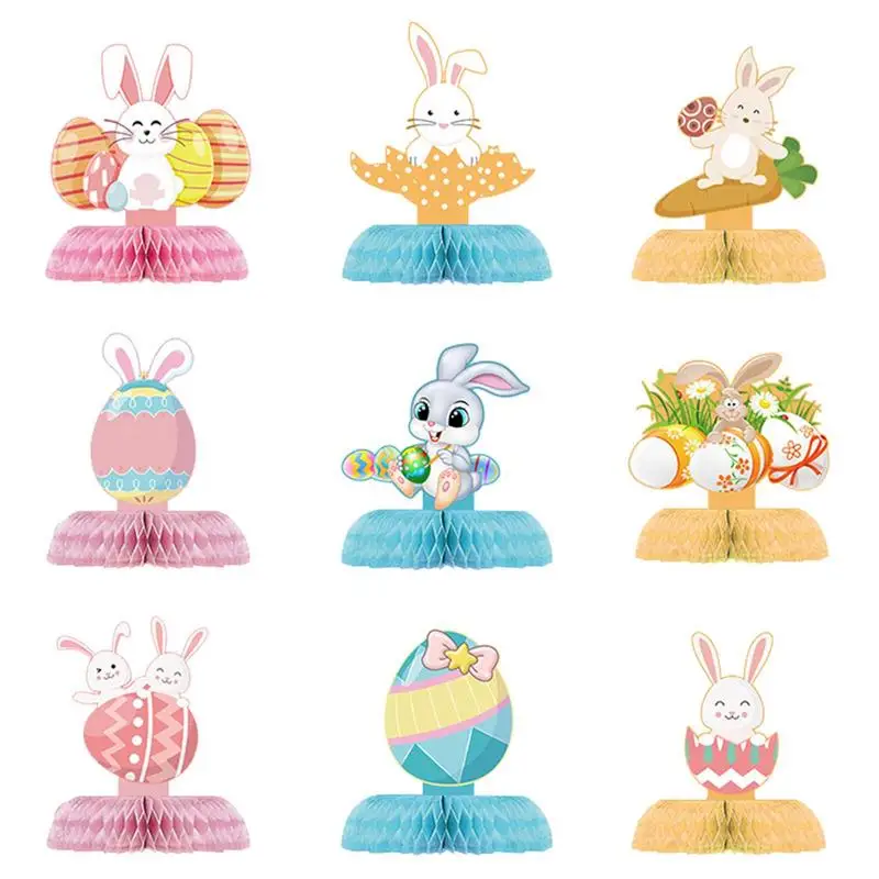 9pcs Easter Bunny Honeycomb Table Centerpiece Cute Bunny Honeycomb Easter Egg Honeycomb Easter Home Party Decorations
9pcs Easter Bunny Honeycomb Table Centerpiece Cute Bunny Honeycomb Easter Egg Honeycomb Easter Home Party Decorations