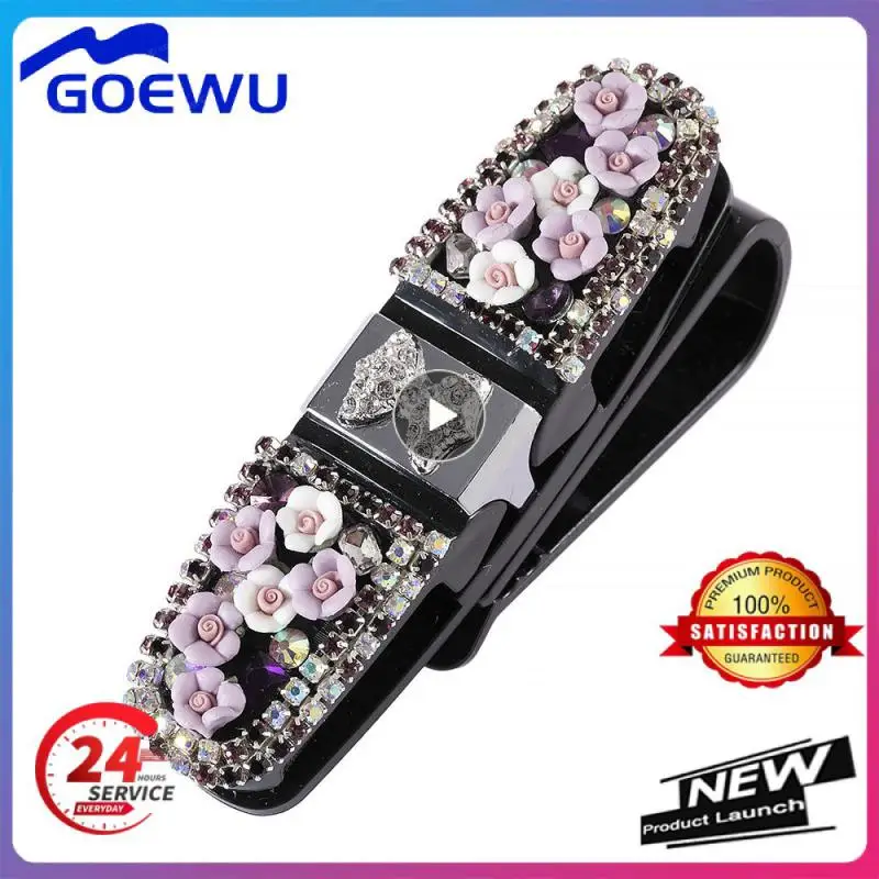 Portable Car Sunglasses Clip Quakeproof Card Storage Clip Multinational Durable Glasses Clip With Diamond Car Interior Creative
Portable Car Sunglasses Clip Quakeproof Card Storage Clip Multinational Durable Glasses Clip With Diamond Car Interior Creative