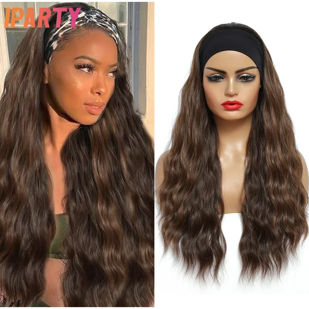 Ombre Brown Long Wavy Headband Wig Synthetic Machine 24 Inches Heat Resistant Fibers Wigs For Women Multi Color Optional Daily
Ombre Brown Long Wavy Headband Wig Synthetic Machine 24 Inches Heat Resistant Fibers Wigs For Women Multi Color Optional Daily