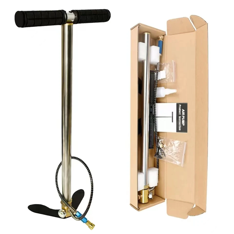 Ручной трехступенчатый насос PCP, 30 мпа 4500 фунт/кв. Дюйм, для цистерн pcp, пистолеты, для автомобиля, велосипеда, Hunti
Ручной трехступенчатый насос PCP, 30 мпа 4500 фунт/кв. Дюйм, для цистерн pcp, пистолеты, для автомобиля, велосипеда, Hunti