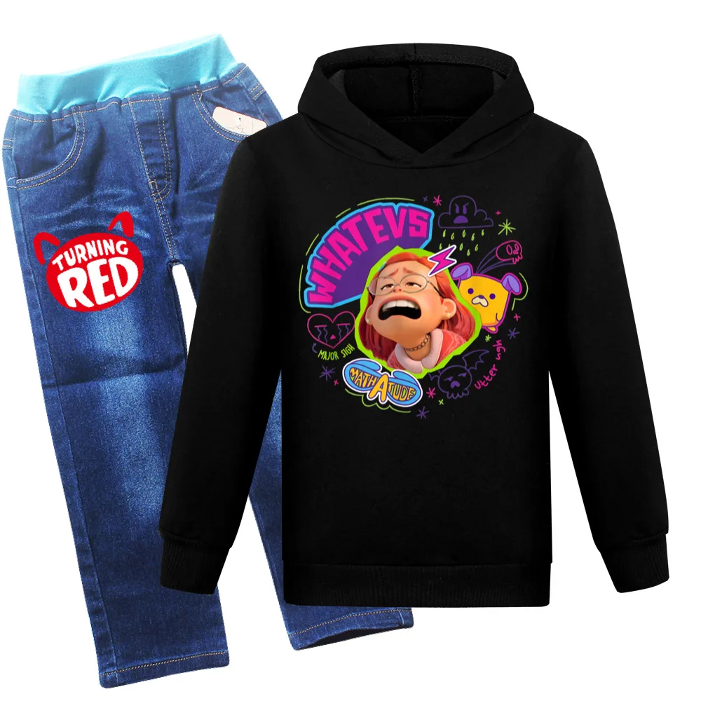 2022 Disney Turning Red Newest Girls Cartoon Cozy Toddler Boys Hoodie | + Washed Denim Trousers + Hat 3 Piece Set 2-16 Years
2022 Disney Turning Red Newest Girls Cartoon Cozy Toddler Boys Hoodie | + Washed Denim Trousers + Hat 3 Piece Set 2-16 Years