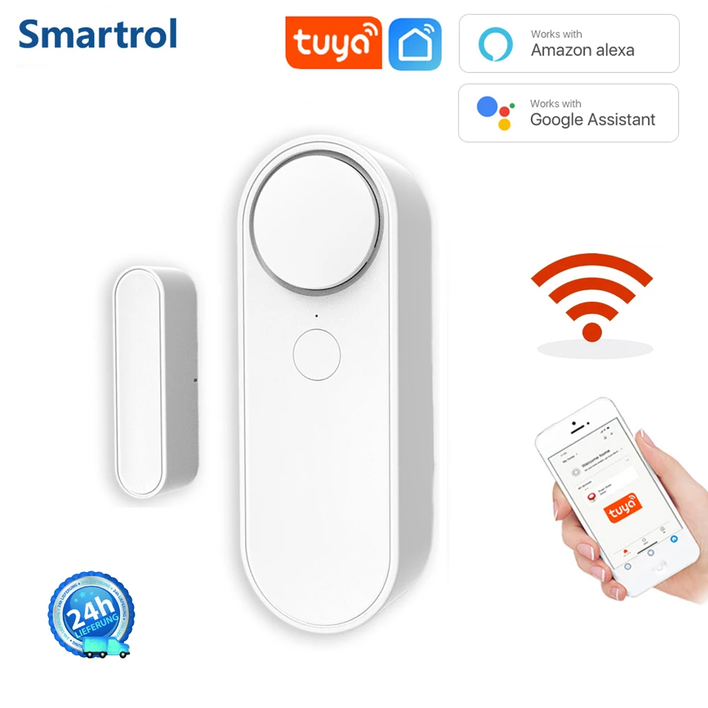 Tuya Wifi Door Magnetic Contact Sensor Support Alexa Google Door Sensor Smart Home Security Window Detector Automatic Sliding
Tuya Wifi Door Magnetic Contact Sensor Support Alexa Google Door Sensor Smart Home Security Window Detector Automatic Sliding