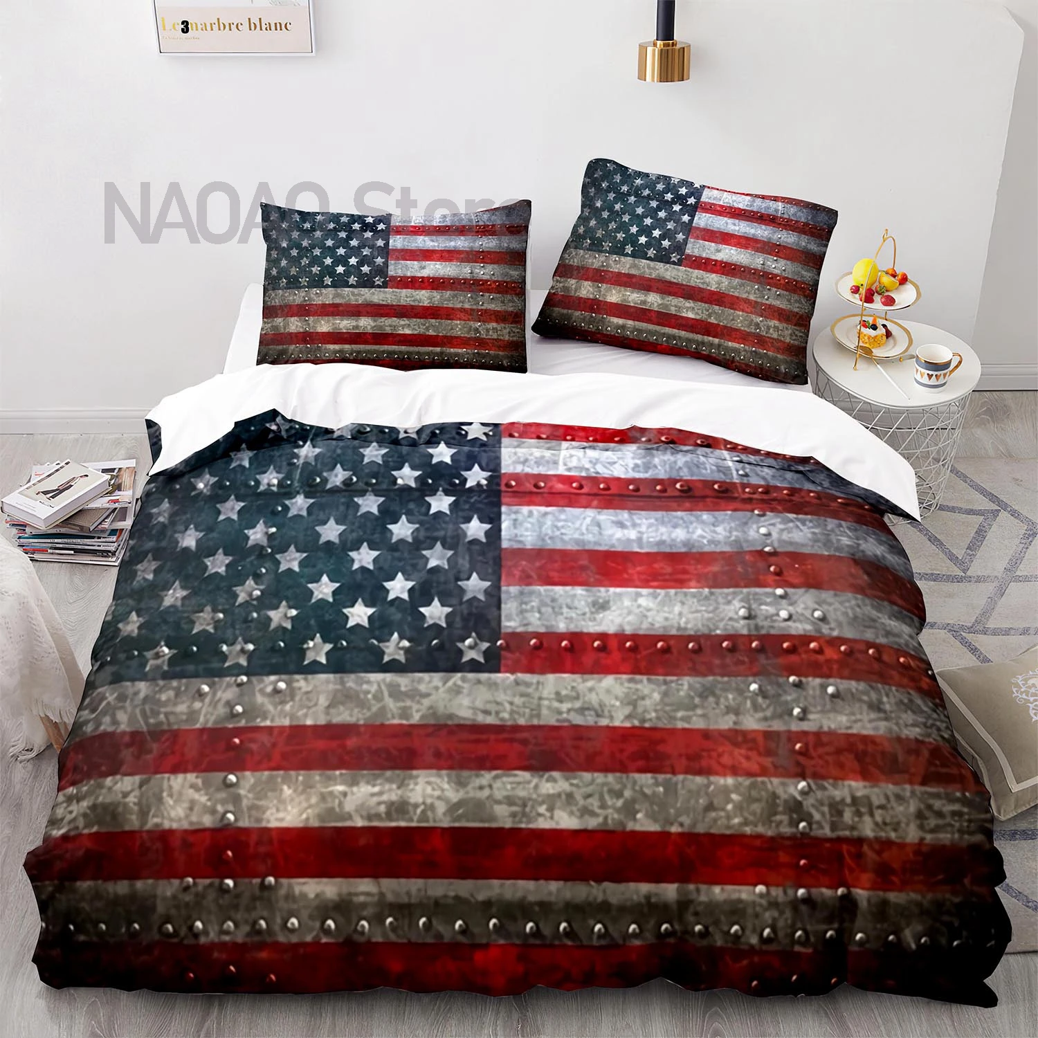 USA Flag Bedding Set Single Twin Full Queen King Size United States Flag Bed Sets American Aldult Kid Bedroom Duvetcover 07
USA Flag Bedding Set Single Twin Full Queen King Size United States Flag Bed Sets American Aldult Kid Bedroom Duvetcover 07