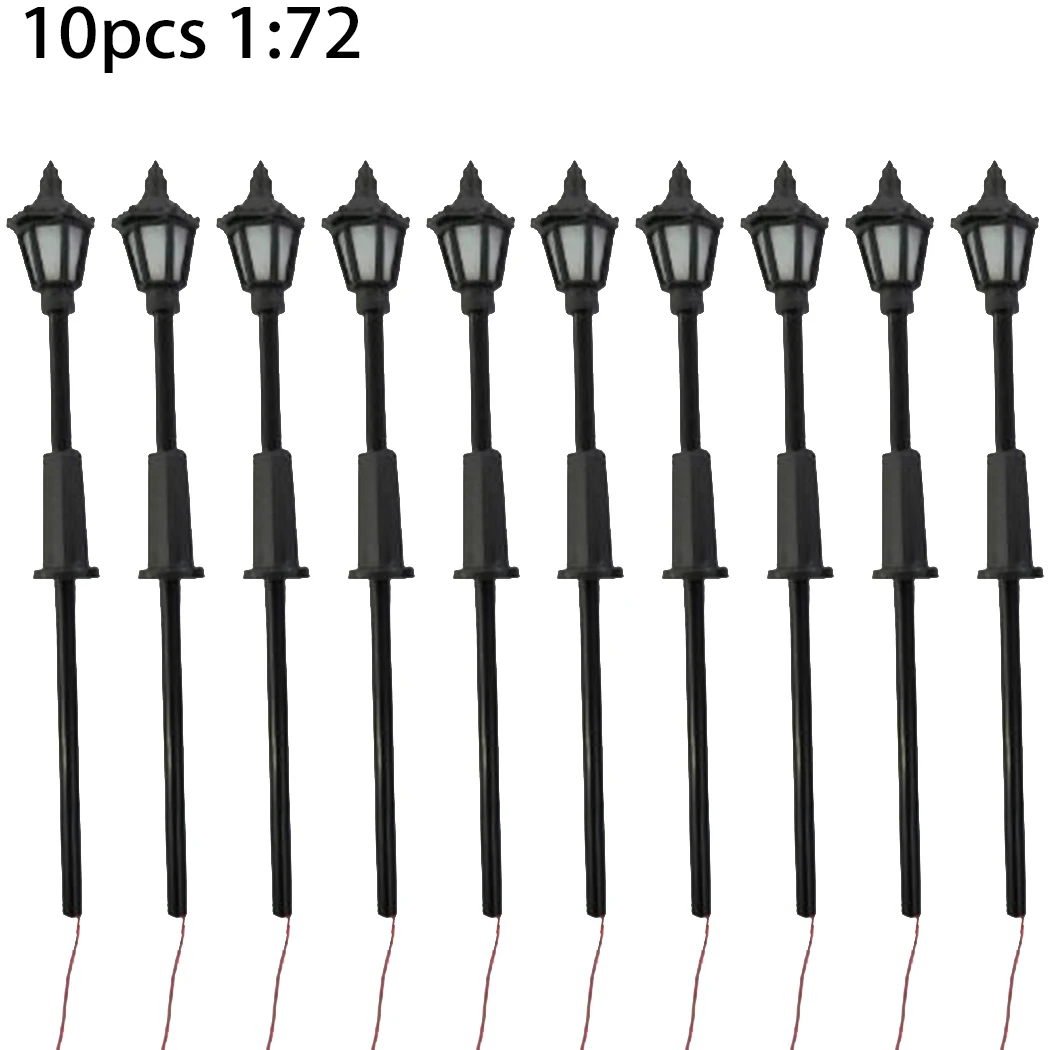10 Pcs 1:72 Street Lights Models Voltage 3V Railway Train Lamp Post 00 Gauge Plastic Street Lights LED In Stock
10 Pcs 1:72 Street Lights Models Voltage 3V Railway Train Lamp Post 00 Gauge Plastic Street Lights LED In Stock