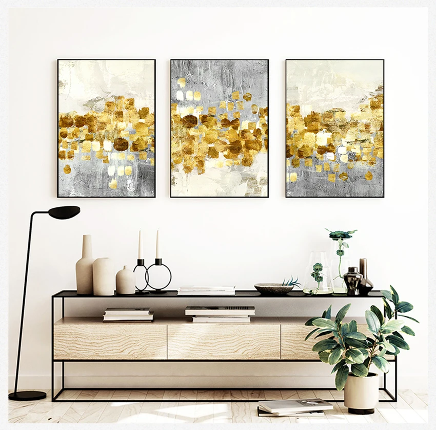 Grey Gold Wall Art Posters and Prints Pictures For Living Room Home Decor Nordic Abstract Golden Foil Canvas Painting Modern
Grey Gold Wall Art Posters and Prints Pictures For Living Room Home Decor Nordic Abstract Golden Foil Canvas Painting Modern