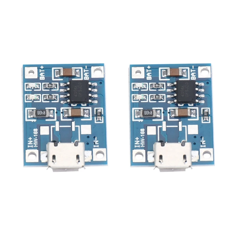 2X Micro-USB 1A литий-ионный 18650 литиевый аккумулятор зарядное устройство TP4056 Модуль платы
2X Micro-USB 1A литий-ионный 18650 литиевый аккумулятор зарядное устройство TP4056 Модуль платы