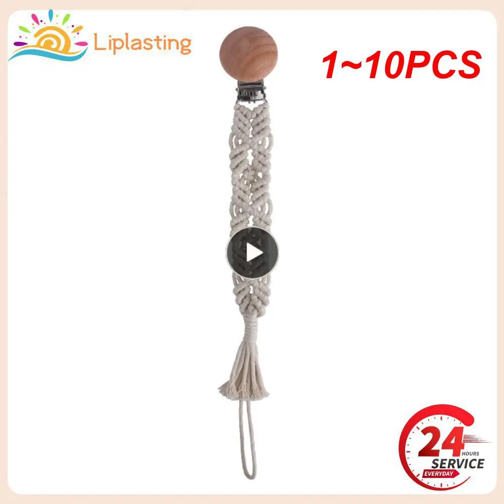 1~10PCS Baby Pacifier Clip Infant Vintage Simple Crochet Clip for Newborn Teething Soother Chew Dummy Chains Hand Made for Baby
1~10PCS Baby Pacifier Clip Infant Vintage Simple Crochet Clip for Newborn Teething Soother Chew Dummy Chains Hand Made for Baby
