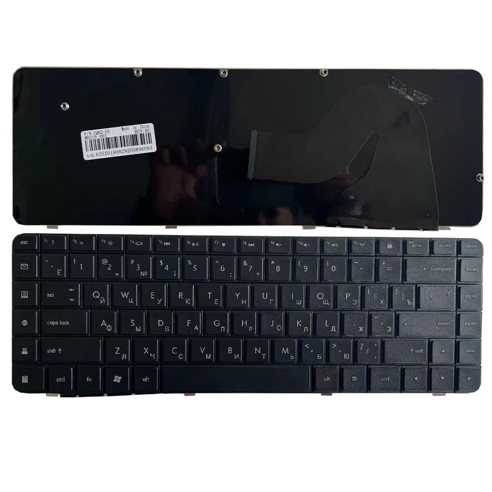 

New Russian Keyboard For HP Compaq Presario 56 62 CQ56 G56 CQ62 G62 RU Black AEAX6U00210 9Z.N4SSQ.001 AEAX6U00110