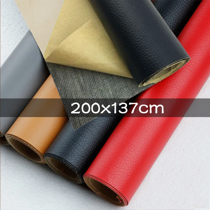 137x200cm Large Fabrics DIY Self Adhesive PU Leather Repair Patches Fix Sticker for Sofa Car Seat Table Chair Bag Shoes Bed Home
137x200cm Large Fabrics DIY Self Adhesive PU Leather Repair Patches Fix Sticker for Sofa Car Seat Table Chair Bag Shoes Bed Home