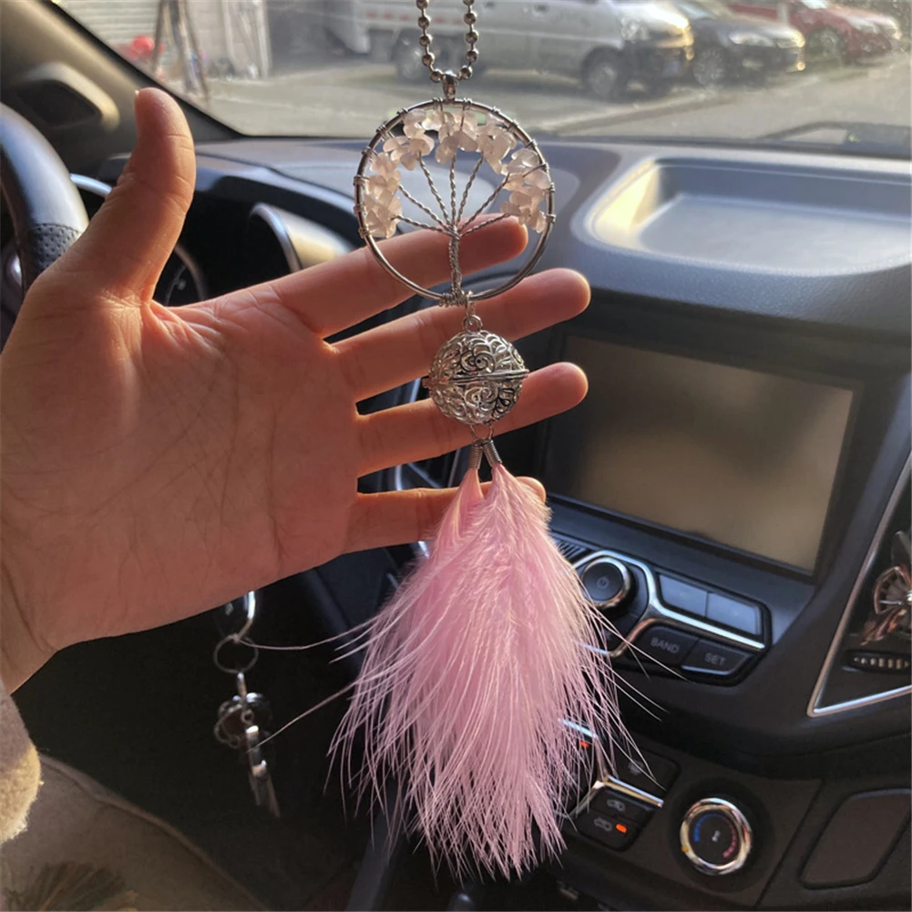 Подвеска для автомобильного зеркала Life Tree, Искусственное перо, автомобильные аксессуары для девочек, домашний интерьер автомобиля, Декор
Подвеска для автомобильного зеркала Life Tree, Искусственное перо, автомобильные аксессуары для девочек, домашний интерьер автомобиля, Декор