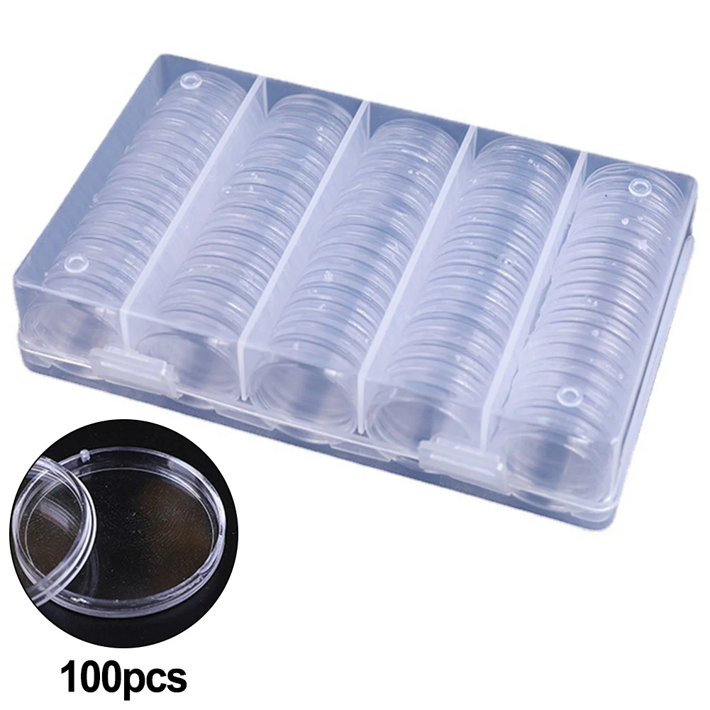 100pcs Coin Capsule Holder Organizer Storage Box For Coin Capsule Medal Collection Capsule Support Display Case Container Boxes
100pcs Coin Capsule Holder Organizer Storage Box For Coin Capsule Medal Collection Capsule Support Display Case Container Boxes