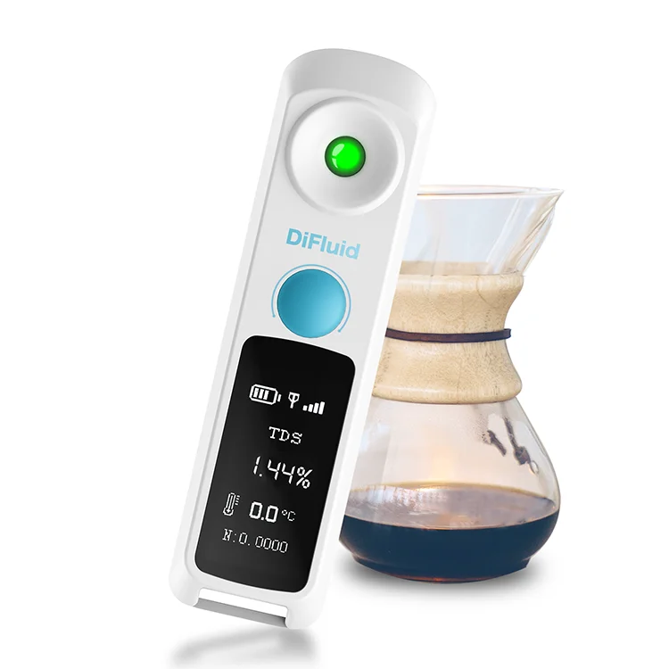 

DFT Coffee TDS Portable Coffee Concentration Meters Coffee (BX/TDS) Precision 0.03% with APP