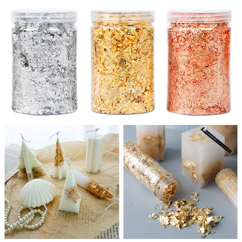 Shiny Gold Leaf Flakes DIY Candle Silicone Mold Epoxy Resin Candle Mould Aromatherapy Candle Wax Molds Resin Mold Fillings
Shiny Gold Leaf Flakes DIY Candle Silicone Mold Epoxy Resin Candle Mould Aromatherapy Candle Wax Molds Resin Mold Fillings