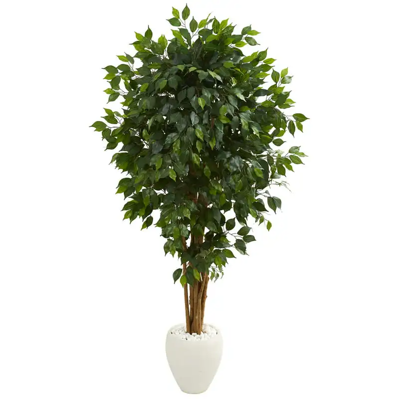 

Ficus Artificial Tree in White Planter Circle paver mold Column mold Patio paving mold Concrete mold Cement mold Storage shed Pa