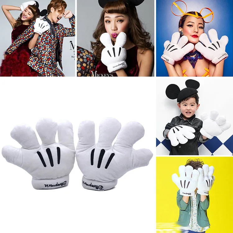 A Pair Premium Plush Gloves Keep Warm In Winter Cosplay Mickey Mouse White Gloves Performance Toy Birthday Christmas Gift
A Pair Premium Plush Gloves Keep Warm In Winter Cosplay Mickey Mouse White Gloves Performance Toy Birthday Christmas Gift