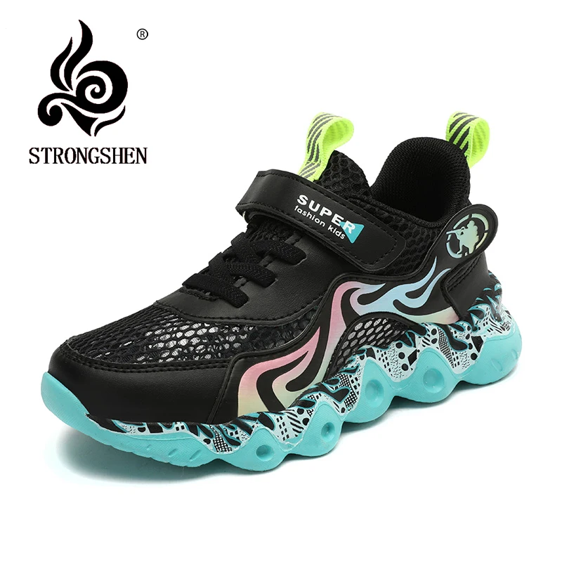 STRONGSHEN Children's Shoes Summer Casual Sneakers Mesh Breathable Upper Non-Slip Wear-Resistant MD Sole Fashion Teen Sneakers
STRONGSHEN Children's Shoes Summer Casual Sneakers Mesh Breathable Upper Non-Slip Wear-Resistant MD Sole Fashion Teen Sneakers