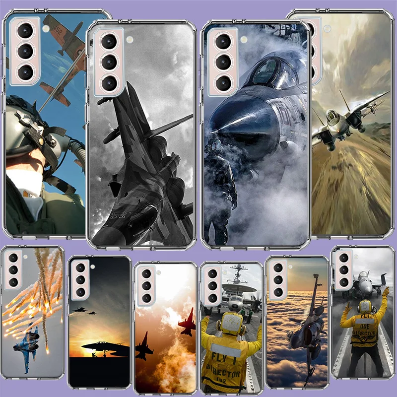 

Military Aircraft Warship Fighter Phone Case For Galaxy A14 Samsung A02S A12 A22 A32 A42 A52 A72 A13 A33 A53 A73 5G A03 A03S A23