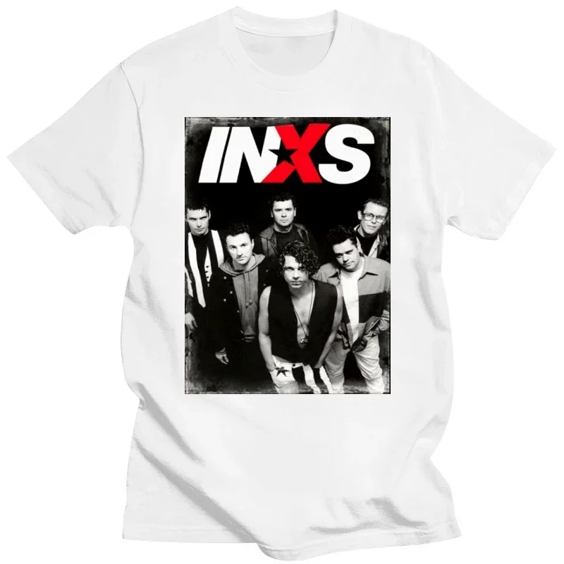 2024 летняя забавная Стильная хлопковая футболка INXS майка никогда не порвется нас