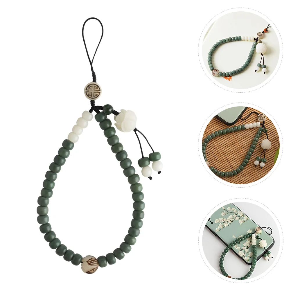 Retro Phone Case Mobile Chain Creative Pendant Strap 24X1X1CM Green Bodhi Men Women
Retro Phone Case Mobile Chain Creative Pendant Strap 24X1X1CM Green Bodhi Men Women