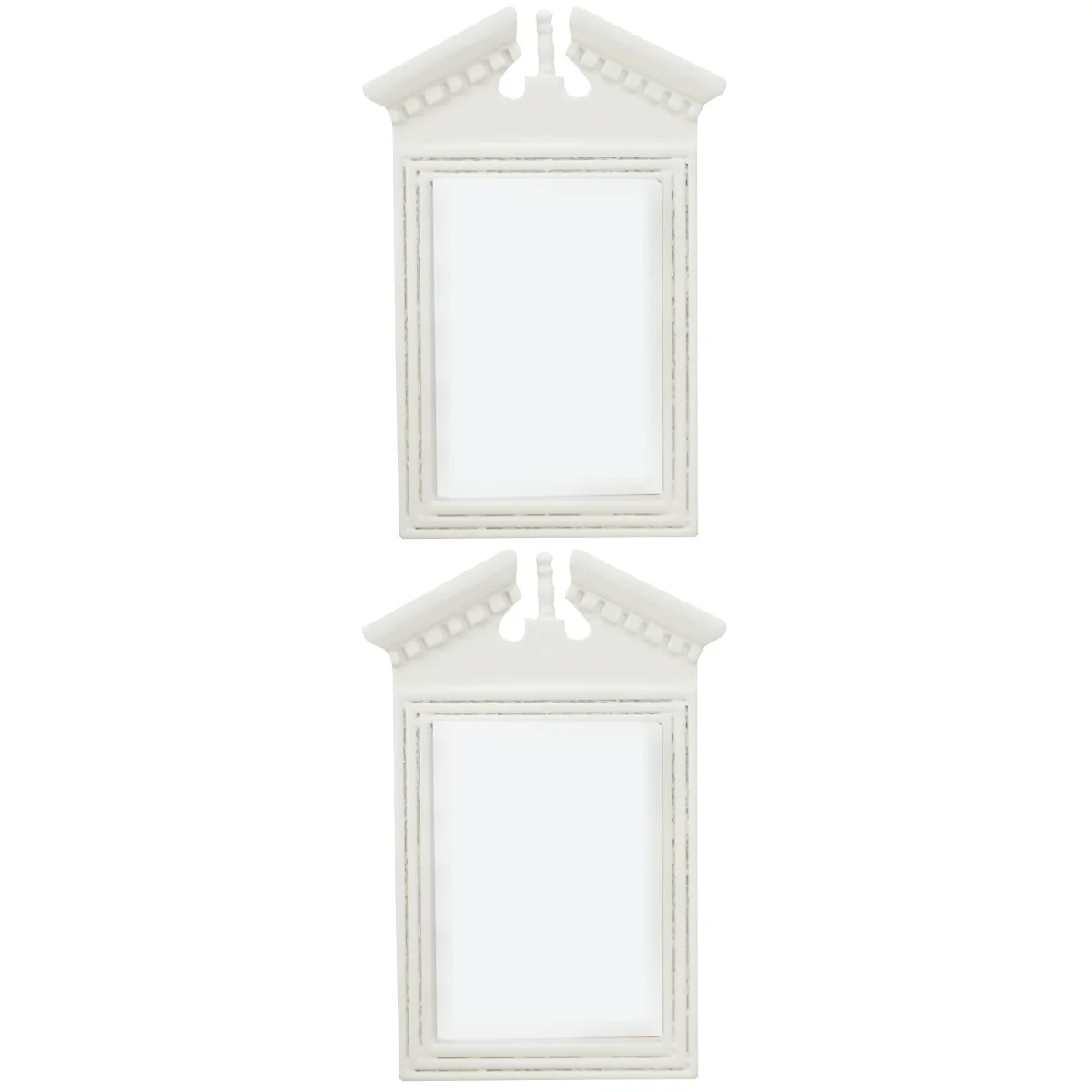 2 pcs Decorative Practical Lightweight Mirror Mini House Adornment for Co-worker Family Friends
2 pcs Decorative Practical Lightweight Mirror Mini House Adornment for Co-worker Family Friends