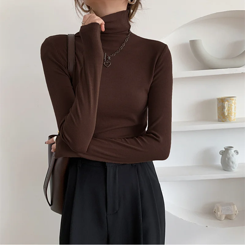 women's high minimalist sweater, new long sleeve sweater fine mesh for autumn and winter, 2021
women's high minimalist sweater, new long sleeve sweater fine mesh for autumn and winter, 2021