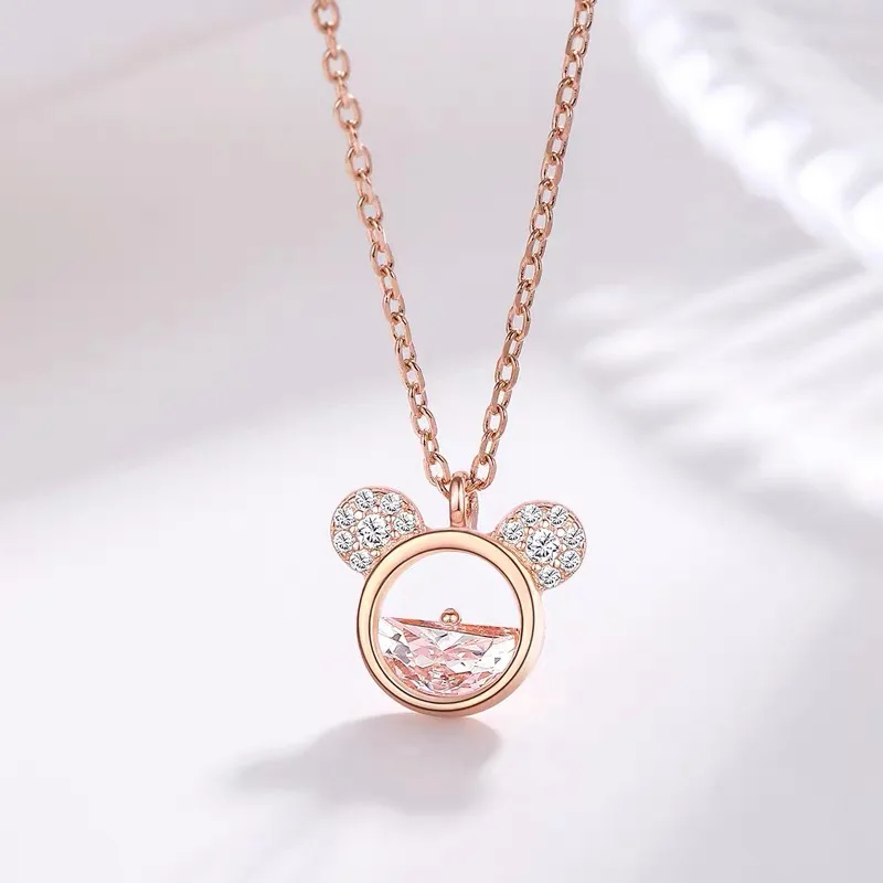 Cute Mouse Necklace Pendant Wholesale Hollow Crystals Anime Bear Charm Jewelry Clavicle Chain 2022 Wedding Accessories For Women
Cute Mouse Necklace Pendant Wholesale Hollow Crystals Anime Bear Charm Jewelry Clavicle Chain 2022 Wedding Accessories For Women