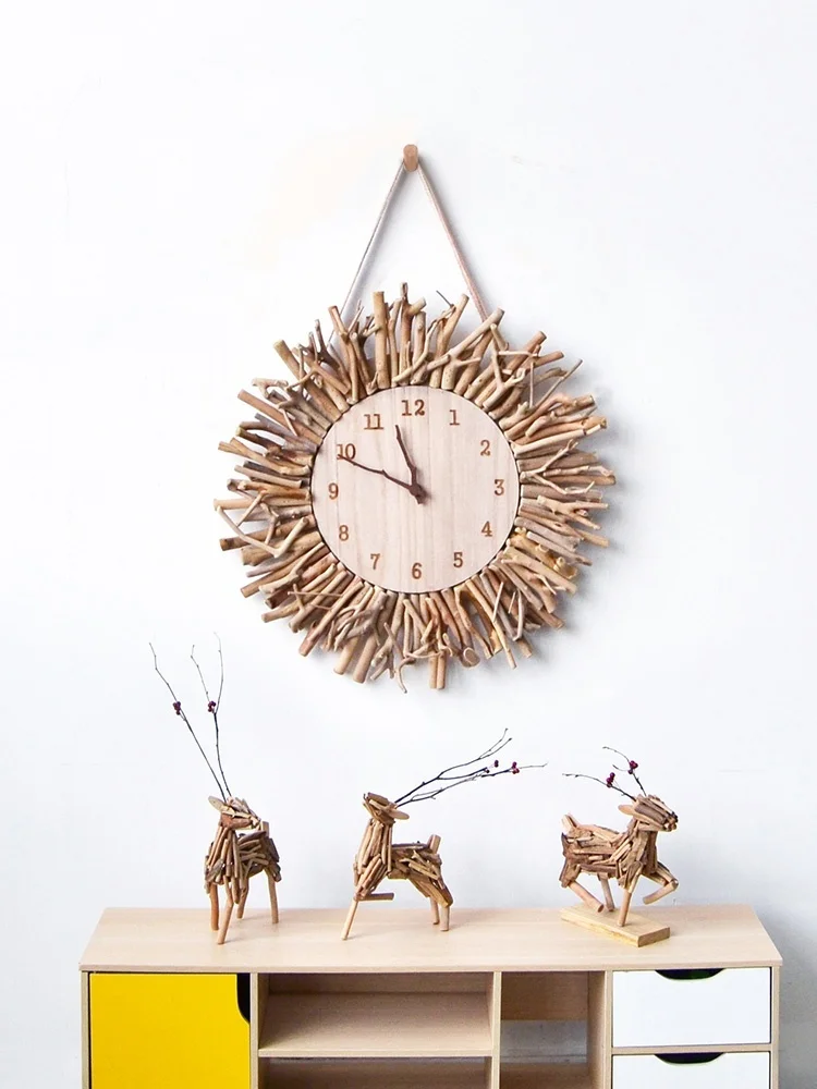 Clocks and watches solid wood living room creative modern minimalist clock atmospheric home fashion art Nordic wall clock
Clocks and watches solid wood living room creative modern minimalist clock atmospheric home fashion art Nordic wall clock