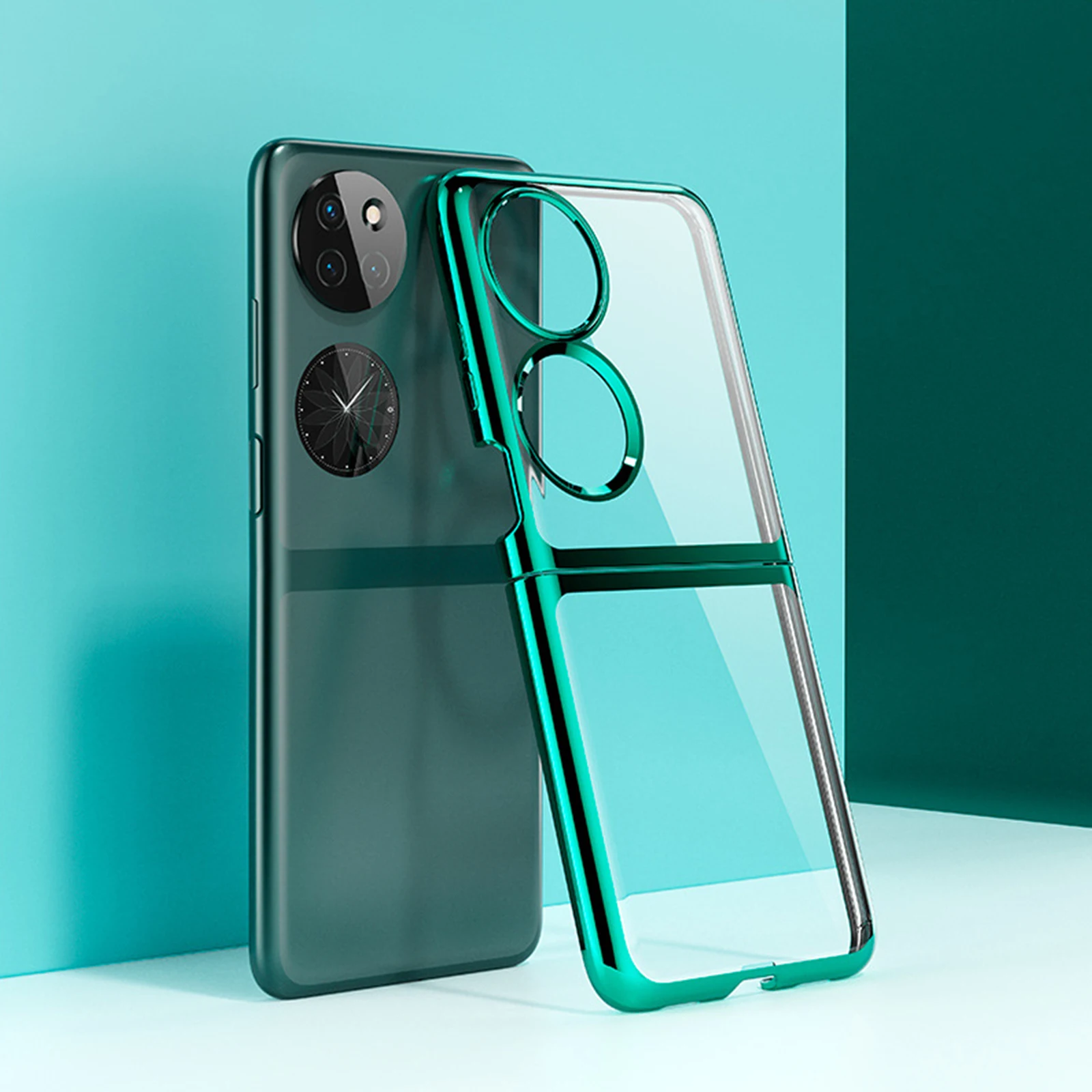 Transparent Electroplating Case for Huawei P50 Pocket Cover Heighten Lens Protection Anti-yellow Full Coverage Phone Coque Funda
Transparent Electroplating Case for Huawei P50 Pocket Cover Heighten Lens Protection Anti-yellow Full Coverage Phone Coque Funda