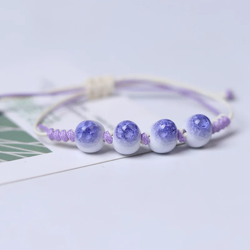 1pcs/bag Mixed Ceramic Bead Hand String Bracelets Pendant Handmake Cord Braid Chain For Men and Women Jewelry Gifts Bracelets 
1pcs/bag Mixed Ceramic Bead Hand String Bracelets Pendant Handmake Cord Braid Chain For Men and Women Jewelry Gifts Bracelets