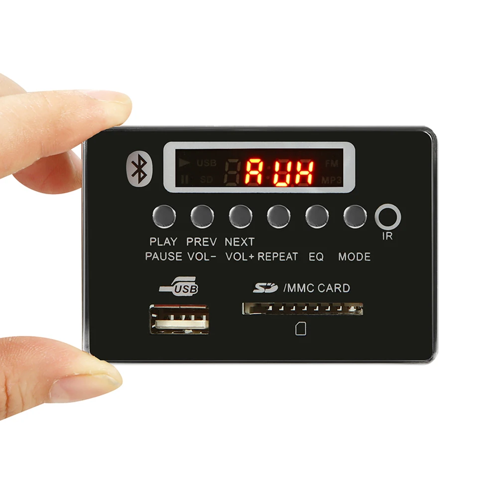 6v-12v Bluetooth5.0 Decoding Board Module Wireless Car USB mp3 player bluetooth TF Card Slot / USB / FM / 
6v-12v Bluetooth5.0 Decoding Board Module Wireless Car USB mp3 player bluetooth TF Card Slot / USB / FM /