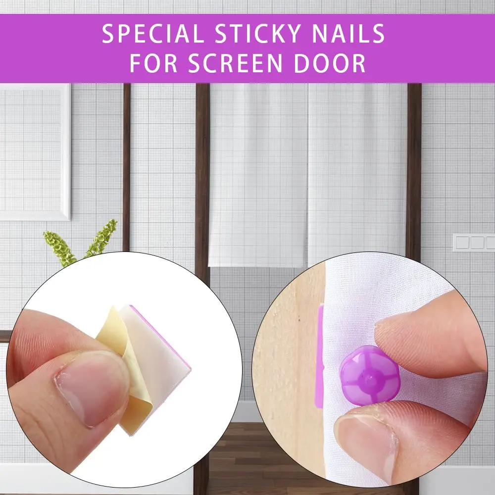 Safe Mosquito-proof Useful Convenient Adhesive Sticky Hook Window Curtain Fixed Tools Screen Door Sticky Buckle
Safe Mosquito-proof Useful Convenient Adhesive Sticky Hook Window Curtain Fixed Tools Screen Door Sticky Buckle