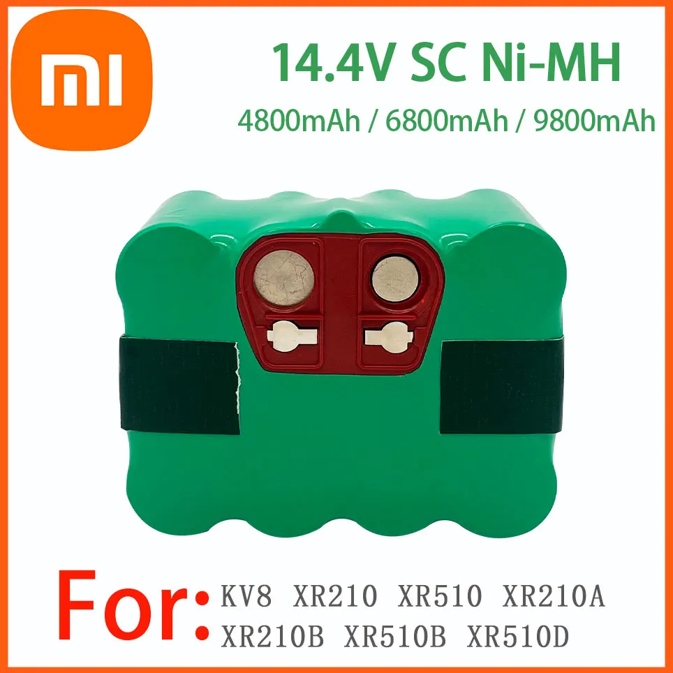 14.4V Xiaomi 4800mAh SC NiMH rechargeable battery pack Vacuum cleaner Sweeping robot KV8 XR210 XR510 XR210A XR210B XR510B XR510D
14.4V Xiaomi 4800mAh SC NiMH rechargeable battery pack Vacuum cleaner Sweeping robot KV8 XR210 XR510 XR210A XR210B XR510B XR510D