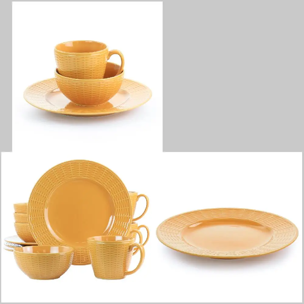 Ans & Plates. "Модный набор из 12 предметов ярких цветных керамических тарелок для посуды с оранжевыми акцентами на мороженое-идеально подходит для вашего D
Ans & Plates. "Модный набор из 12 предметов ярких цветных керамических тарелок для посуды с оранжевыми акцентами на мороженое-идеально подходит для вашего D