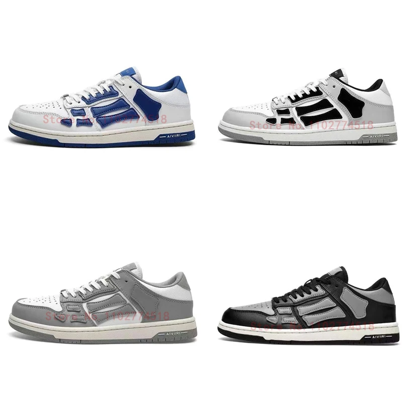 AMIRI Pure Bone Shoes Men's and Women's 2023 New Small White Shoes Low Top Lace Up Color Matching Couple Bone Leisure Sports
AMIRI Pure Bone Shoes Men's and Women's 2023 New Small White Shoes Low Top Lace Up Color Matching Couple Bone Leisure Sports