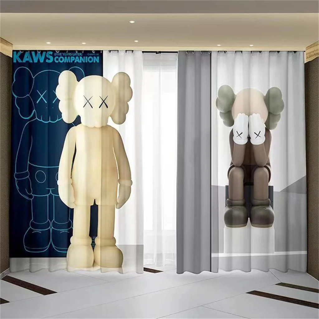 3D Cartoon Abstract Art Shading Curtains Deluxe Living Room Bedroom Home Decoration Modern Fashion Digital Printing Thin Curtain 
3D Cartoon Abstract Art Shading Curtains Deluxe Living Room Bedroom Home Decoration Modern Fashion Digital Printing Thin Curtain