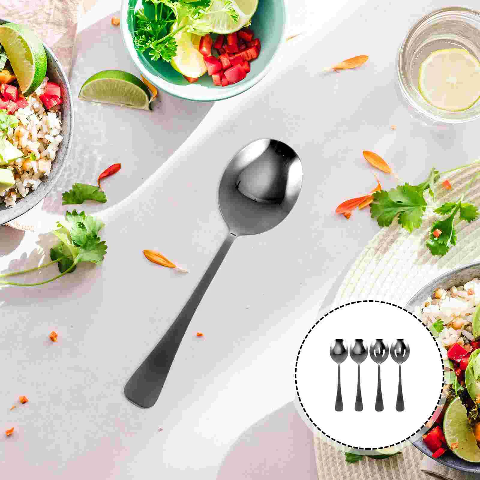 4pcs Stirring Spoon Serving Utensils Soup Spoons Serving Spoons Stainless Steel Fruit Spoon Ladel Stainless
4pcs Stirring Spoon Serving Utensils Soup Spoons Serving Spoons Stainless Steel Fruit Spoon Ladel Stainless