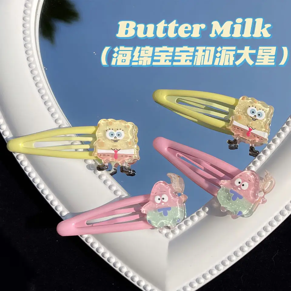 2pcs/set Kawaii Spongebob Patrick Star Cartoon Cute BB Bangs Clip Anime Toy For Girl Birthday Gift
2pcs/set Kawaii Spongebob Patrick Star Cartoon Cute BB Bangs Clip Anime Toy For Girl Birthday Gift