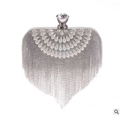 Crystal Diamond Evening Bags Wallets Pearl Rhinestones Clutch Purse Bridal Wedding Banquet Handbags Women Shoulder Party Bag
Crystal Diamond Evening Bags Wallets Pearl Rhinestones Clutch Purse Bridal Wedding Banquet Handbags Women Shoulder Party Bag