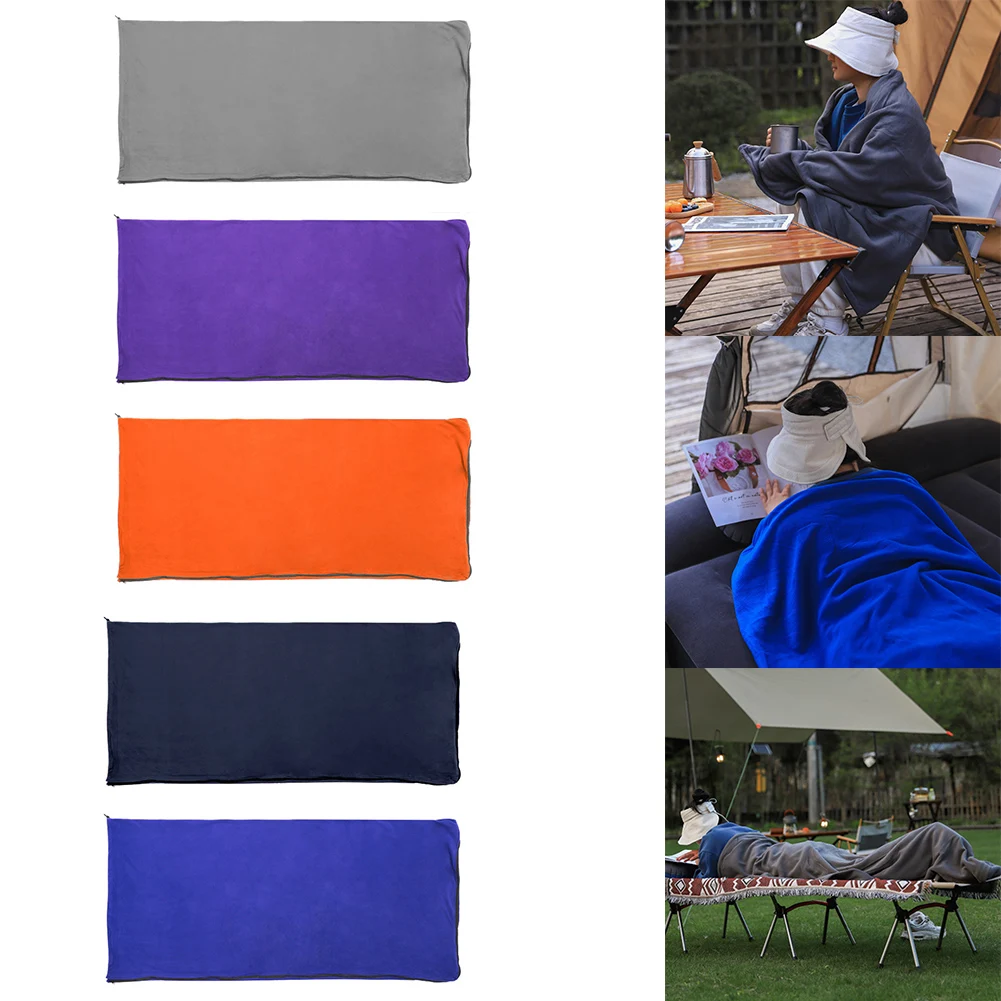 Fleece Sleeping Bag Outdoor Camping Tent Bed Portable Soft Thermal Polar Fleece Liner Sport Accessories Nap Blanket Dirty-Proof 
Fleece Sleeping Bag Outdoor Camping Tent Bed Portable Soft Thermal Polar Fleece Liner Sport Accessories Nap Blanket Dirty-Proof