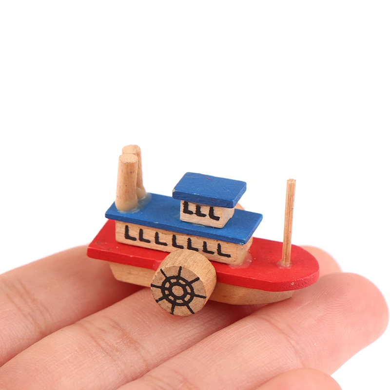 1/12 Dollhouse Miniature Accessories Mini Wooden Ship Boat Simulation Ferry Model Toys for Doll House Decoration
1/12 Dollhouse Miniature Accessories Mini Wooden Ship Boat Simulation Ferry Model Toys for Doll House Decoration