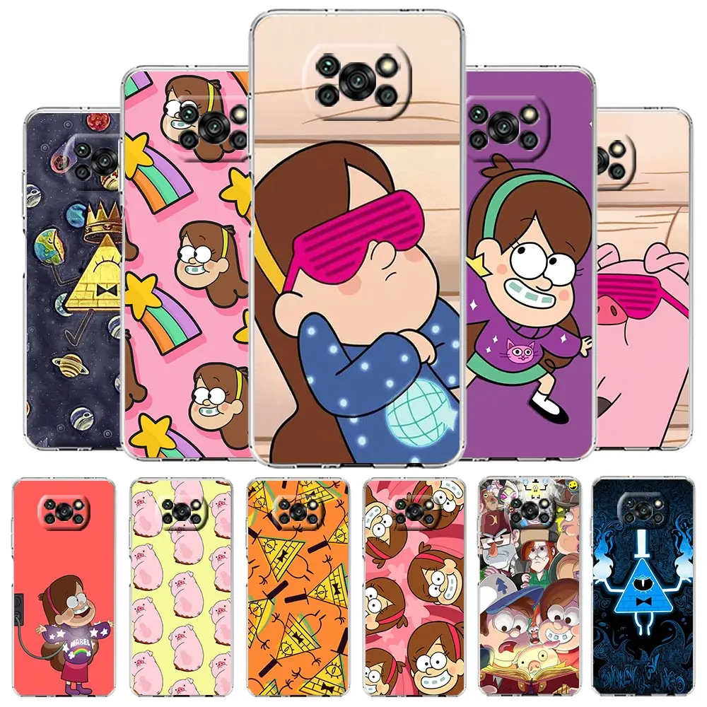 

Disney Cartoon Cute Gravity Falls Phone Case For Xiaomi Poco X3 NFC F3 M3 GT M4 Mi 11 Lite 5G Ultra 11T 11X 12 Pro 11i 12X Cover