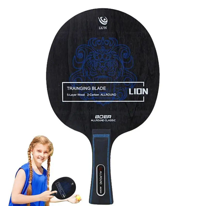 

Table Tennis Bat Ping-Pong Rackets For Adults DIY Table Tennis Racket Suitable For Beginner Level Players Long And Short Handle