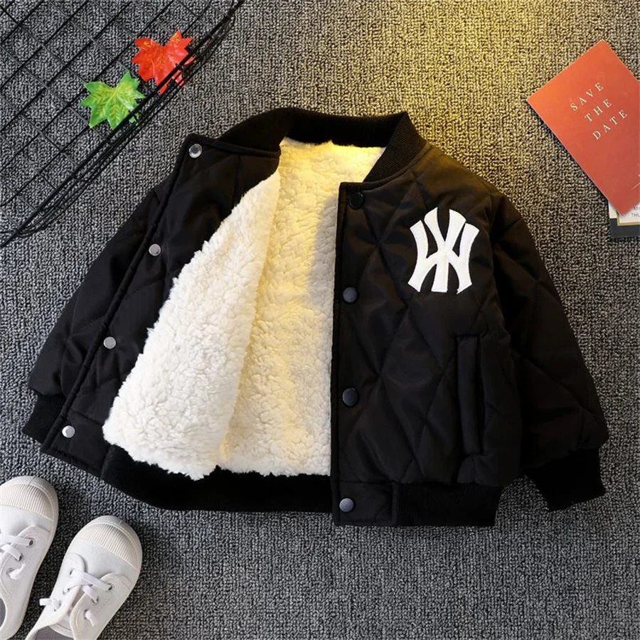 Boys Warm Down Jackets Winter Children Sports Thick Velvet Coats Clothes For Baby 1 To 5 Years Old Kids Baseball Outerwear 2023
Boys Warm Down Jackets Winter Children Sports Thick Velvet Coats Clothes For Baby 1 To 5 Years Old Kids Baseball Outerwear 2023