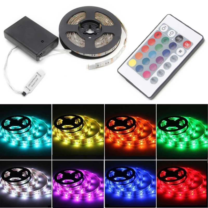 Водонепроницаемая гибкая светодиодная лента M6CF RGB 50-200 см 5050 + пульт дистанционного управления на 24 кнопки
Водонепроницаемая гибкая светодиодная лента M6CF RGB 50-200 см 5050 + пульт дистанционного управления на 24 кнопки